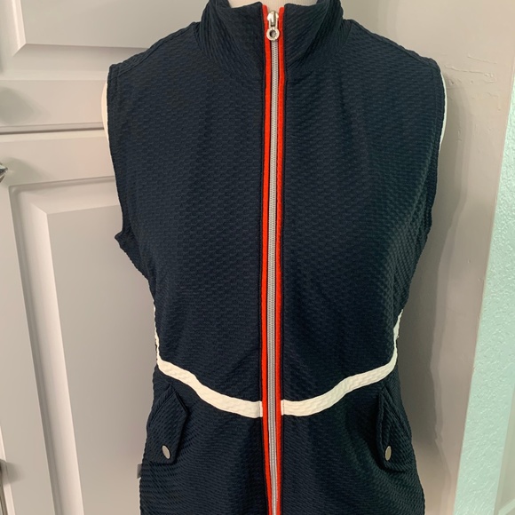 Tail Ladies Navy Golf Sports Vest, size Medium - Picture 1 of 8